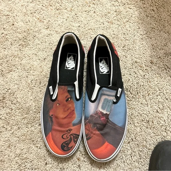 Vans | Shoes | Rare Vans Inkd Custom Art Slipon Sneakers  display picture 2